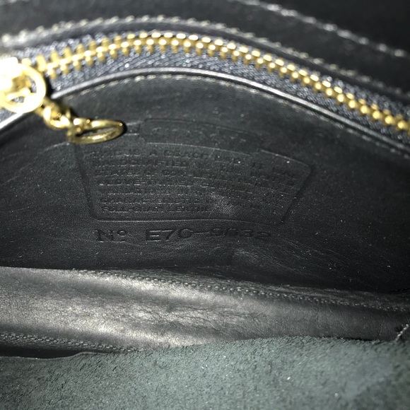 Vintage Coach Laurie Flap Bag Black - Picture 7 of 7